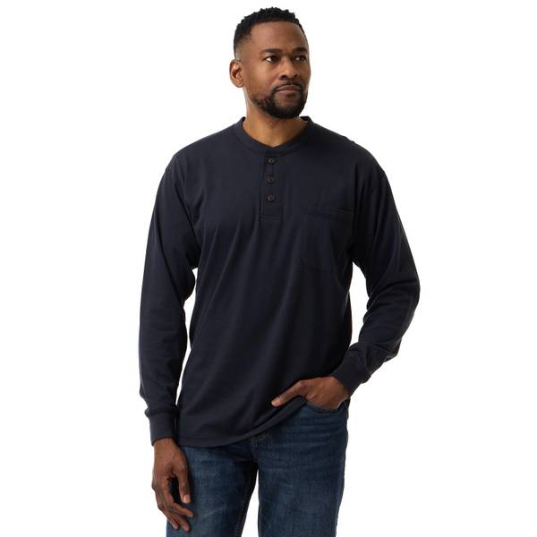 Photo of Men's Long Sleeve Jersey Henley