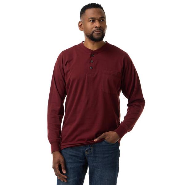 Photo of Men's Long Sleeve Jersey Henley