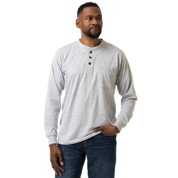 Photo of Men's Long Sleeve Jersey Henley