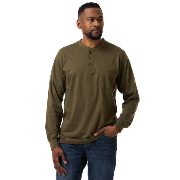 Photo of Men's Long Sleeve Jersey Henley
