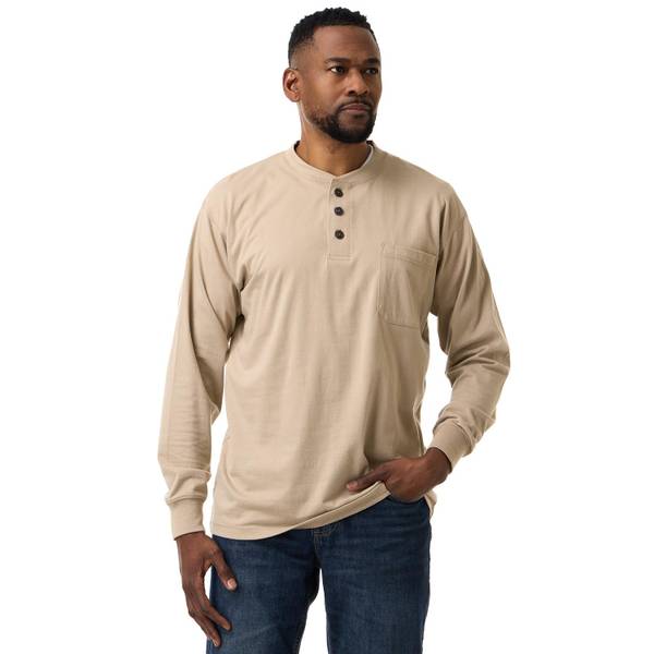 Photo of Men's Long Sleeve Jersey Henley