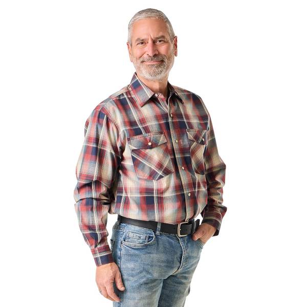 Photo of Men's Long Sleeve Western Flannel