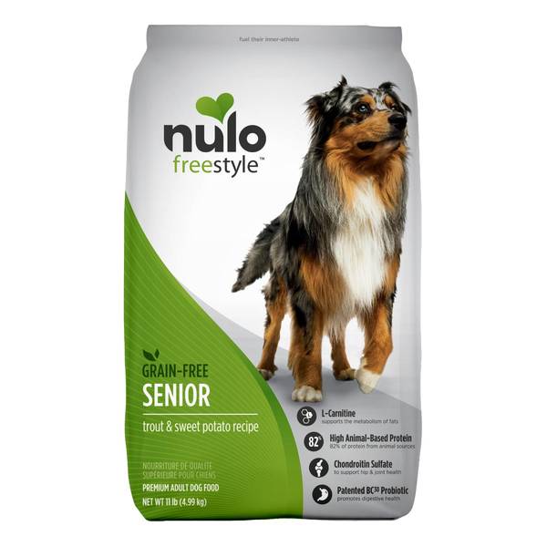 Photo of 11 lb Trout and Sweet Potato FreeStyle Senior Dog Grain-Free Food Bag