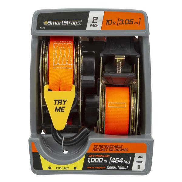 Photo of 2-Pack 10' 3000lb Retractable Tie Down