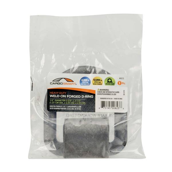 Photo of 2-1/4" x 2-1/4" Weld On D-Ring