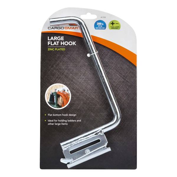 Photo of Large Flat Hook - Zinc Plated