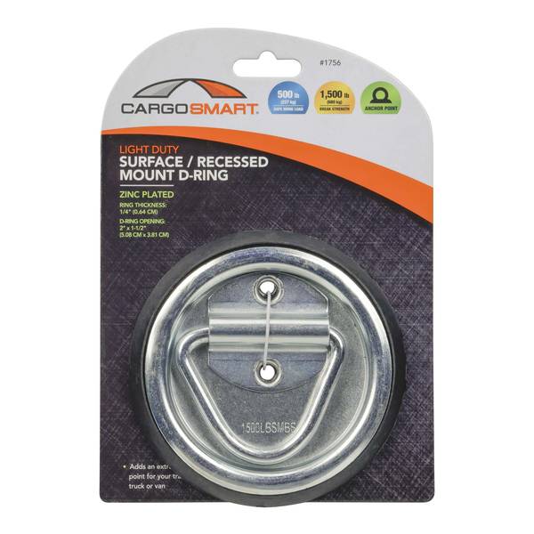 Photo of 2" x 1-1/2" 1/4" Diameter D-Ring