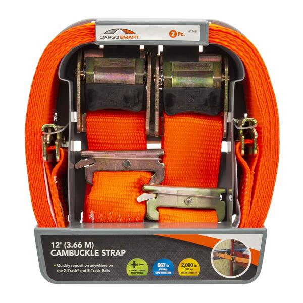 Photo of 2-Pack 2" x 12' Cambuckle X-Track/E-Track