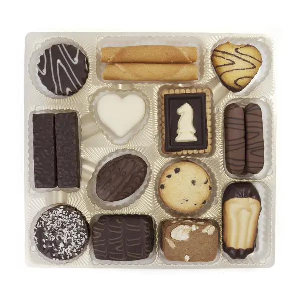 Lambertz 17.64 oz European Chocolate Cookie Tin - 55702 | Blain's