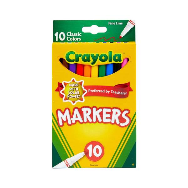 Photo of 10-Count Classic Fine Line Markers