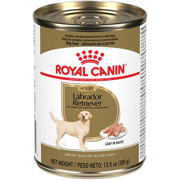 Photo of Breed Health Nutrition Labrador Retriever Adult Loaf in Sauce Canned Dog Food, 13.5 oz