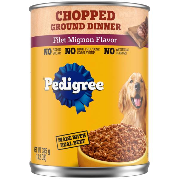 Photo of 13.2 oz Chopped Ground Dinner Filet Mignon Flavor Wet Dog Food
