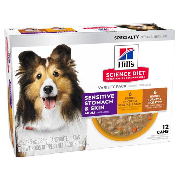 Hill's Science Diet 12-Count oz Variety Pack Adult Sensitive
