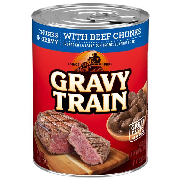 Photo of 13.2 oz Chunks in Gravy With Beef Chunks Wet Dog Food