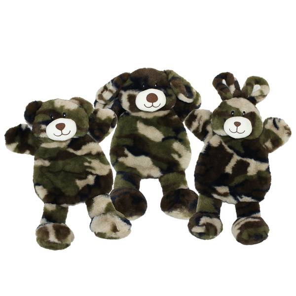 Photo of Berman Buddies Camo Plush Dog Toy Assortment