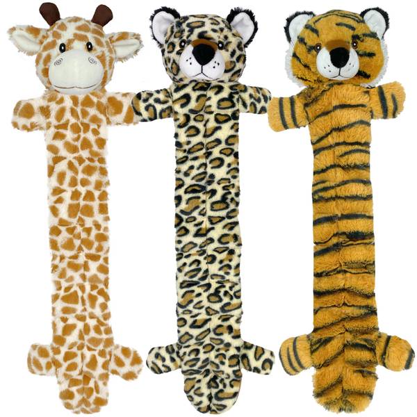 Photo of 24" Safari Squeaker Mat Plush Dog Toy Assortment