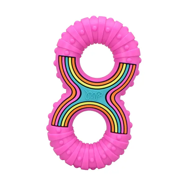 Multipet International Grooverz TPR Figure 8 Dog Toy Assortment