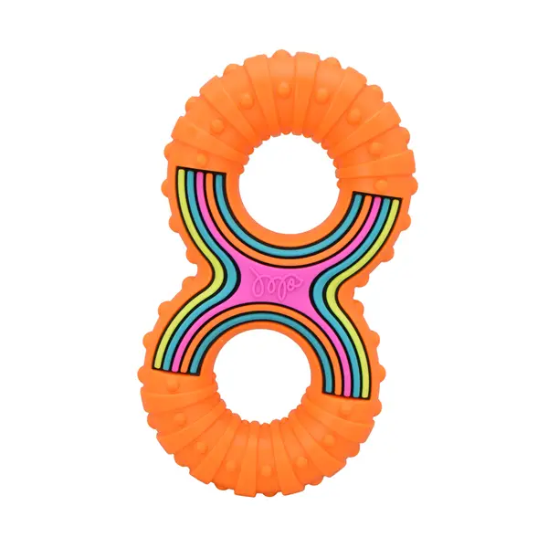 Multipet International Grooverz TPR Figure 8 Dog Toy Assortment