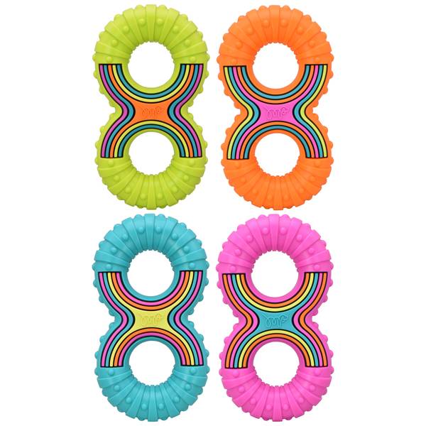 Photo of Grooverz TPR Figure 8 Dog Toy Assortment