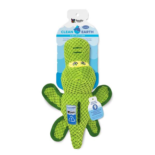 Photo of Gator Clean Earth Textured Recycled Plush Dog Toy