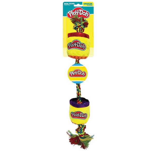 Photo of 18" Play-Doh Cans Tug Dog Toy