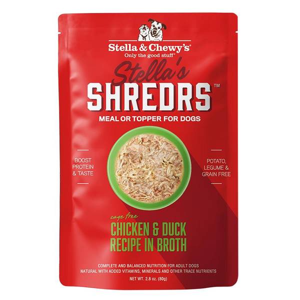 Photo of 2.8 oz Shredders Chicken/Duck Adult Wet Dog Food