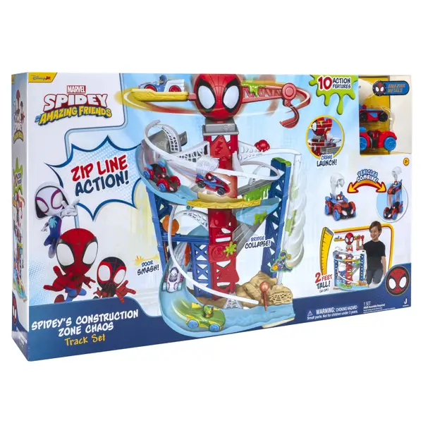 Spidey & His Amazing Friends Spidey Construction Zone Chaos Track
