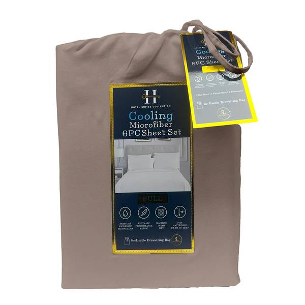Photo of 6-Piece 90GSM Full Sheet Set