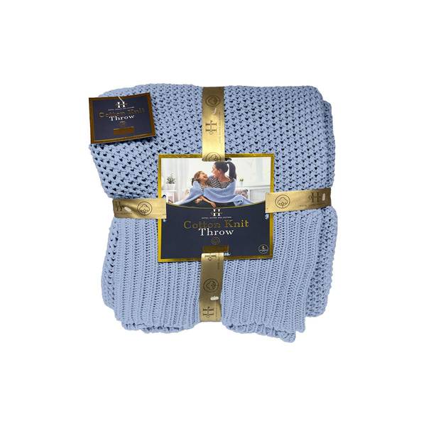 Photo of Cotton Knit Throw Blanket