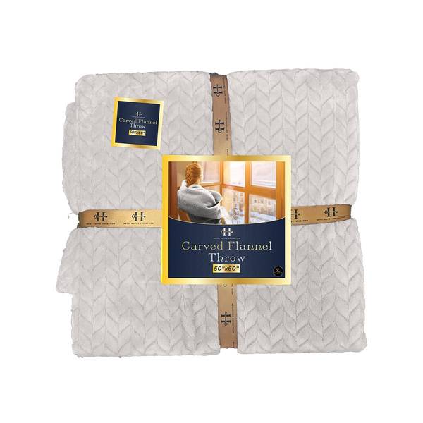 Photo of Carved Flannel Throw