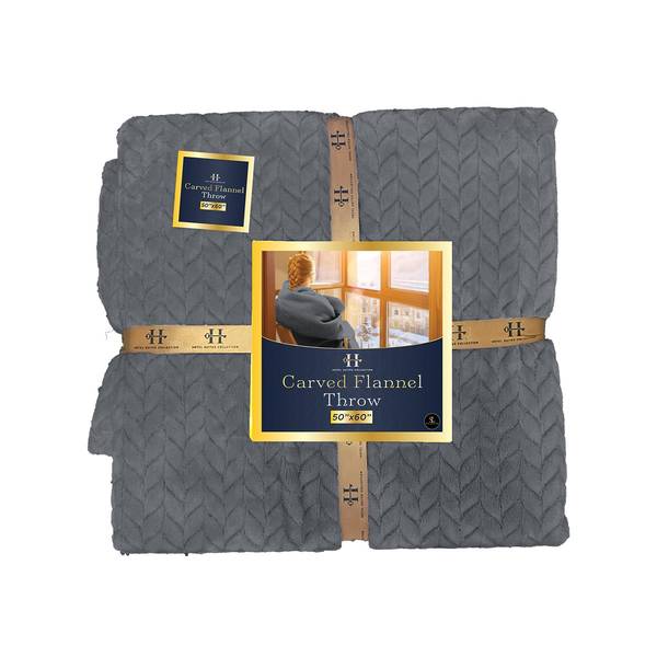 Photo of Carved Flannel Throw