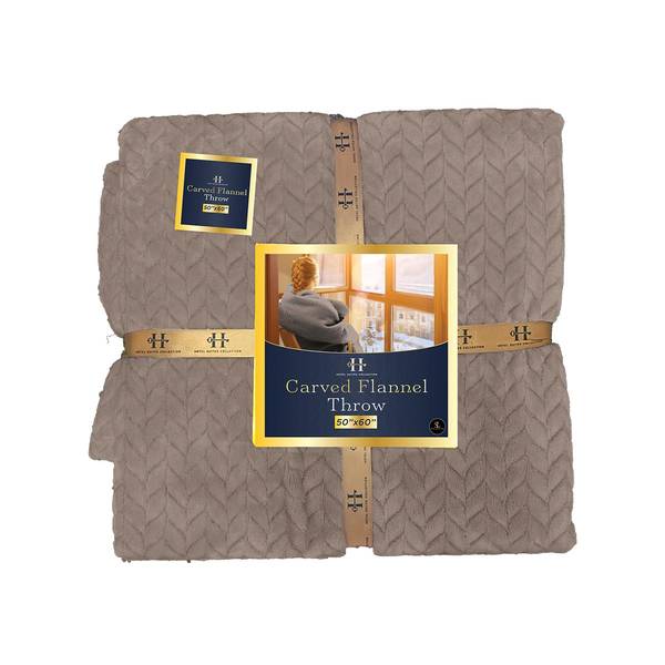 Photo of Carved Flannel Throw