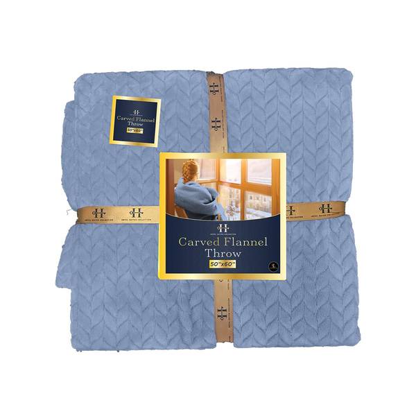 Photo of Carved Flannel Throw