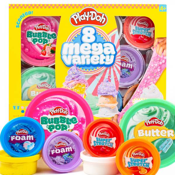 Play-Doh 8-Count Retro Mega Variety Pack - 231722RF | Blain's Farm & Fleet
