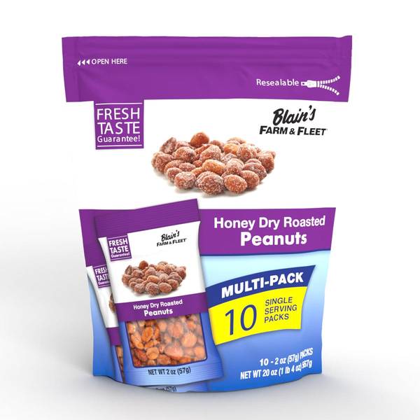Photo of 10-Count 2 oz Honey Roasted Peanuts