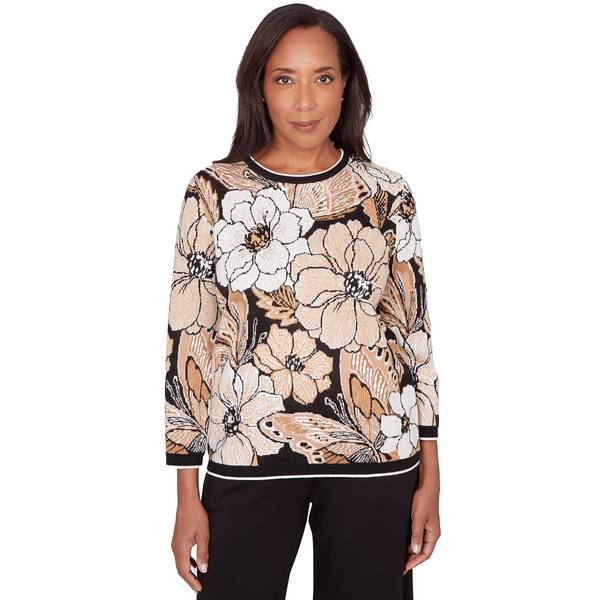 Photo of Women's Floral Jacquard Sweater