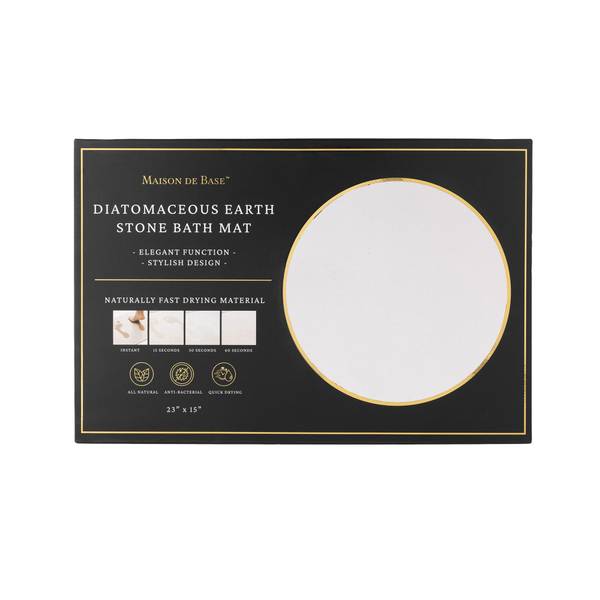 Photo of Semi-Circle Stone Bath Mat