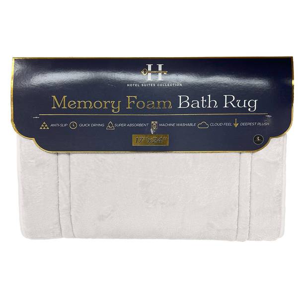 Photo of 17" x 24" Sugar Swizzle Memory Foam Bath Rug