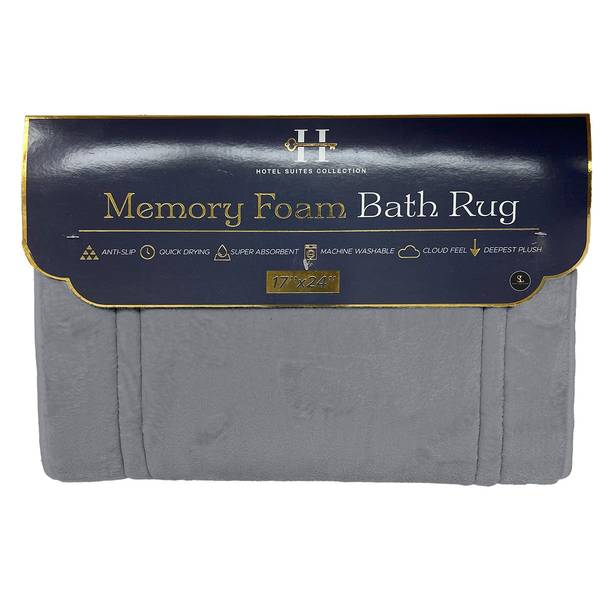 Photo of 17" x 24" Sharkskin Memory Foam Bath Rug