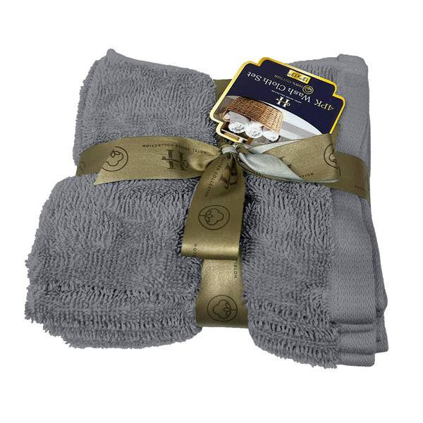 Photo of 4-Pack 13" x 13" Sharkskin Wash Cloths