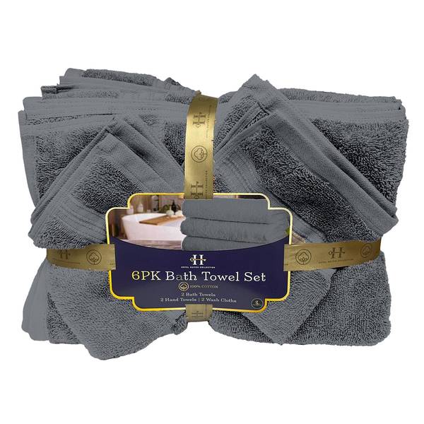 Photo of 6-Pack Sharkskin Bath Towel Set
