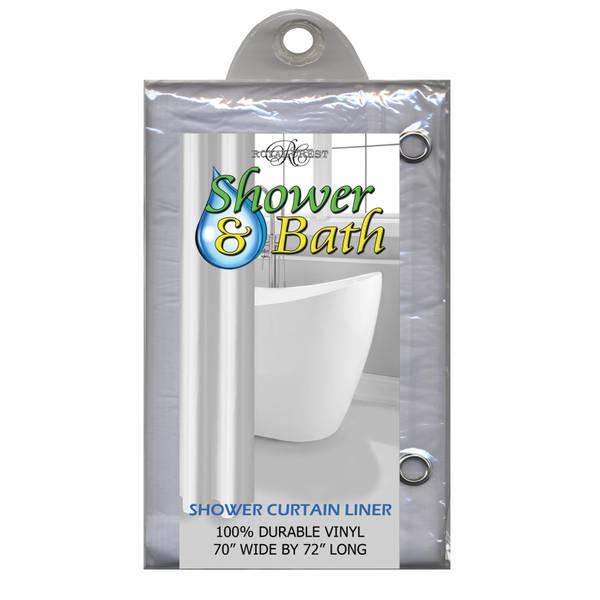 Photo of 70" x 72" Clear Shower Curtain Liner
