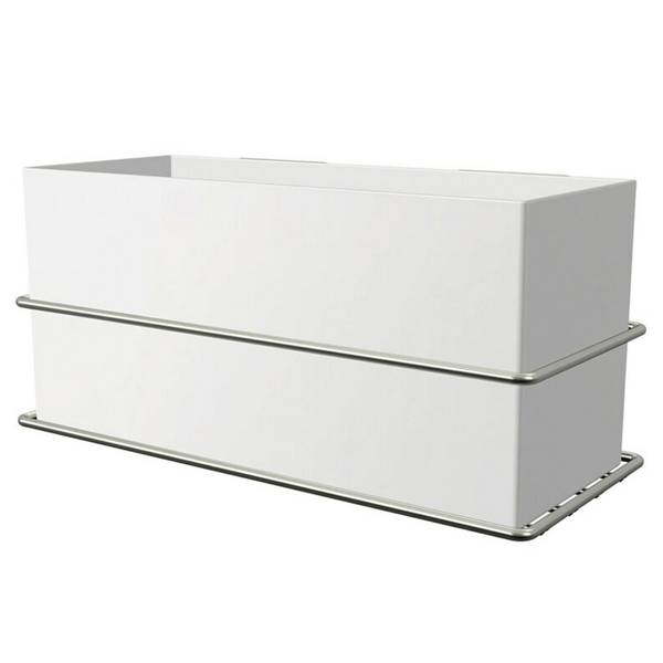 Photo of Satin Nickel Wall and Cabinet Organizer