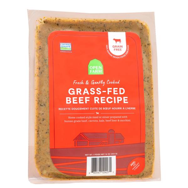 Photo of 16 oz Grass-Fed Beef Recipe Gently Cooked Dog Food