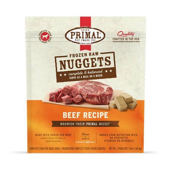 Photo of Canine Beef Formula Nuggets Dog Food, 3 lb