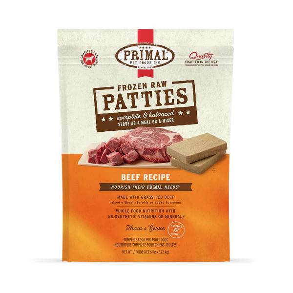 Photo of Canine Beef Formula Patties Dog Food, 6 lb