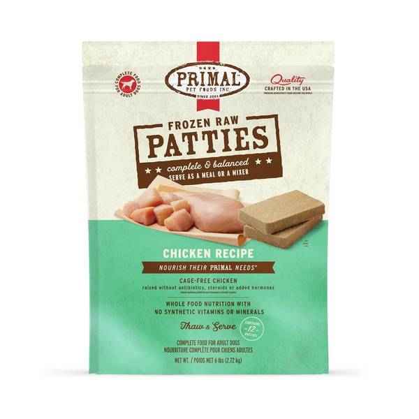 Photo of Canine Chicken Formula Patties Dog Food, 6 lb