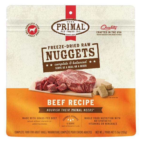 Photo of 5.5 oz Canine Beef Formula Nuggets Dog Food