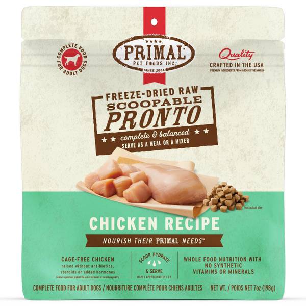 Photo of 7 oz Freeze-Dried Raw Pronto Chicken Recipe Dog Food