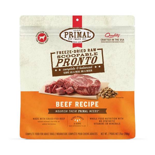Photo of 25 oz Freeze-Dried Raw Pronto Beef Recipe Dog Food